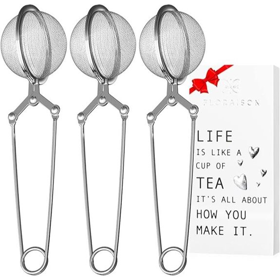 Snap Ball Tea Infuser Set with Handles (3-Pack)