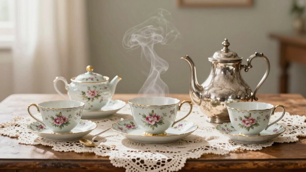 timeless vintage tea sets