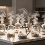 top glass electric kettles
