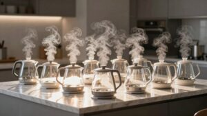 top glass electric kettles