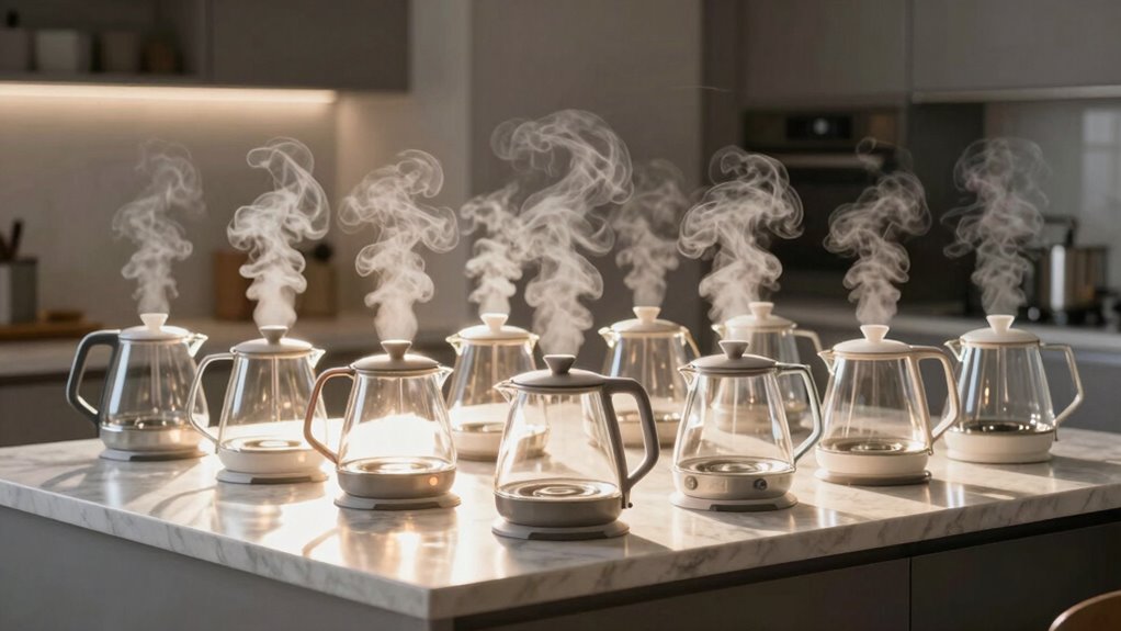 top glass electric kettles