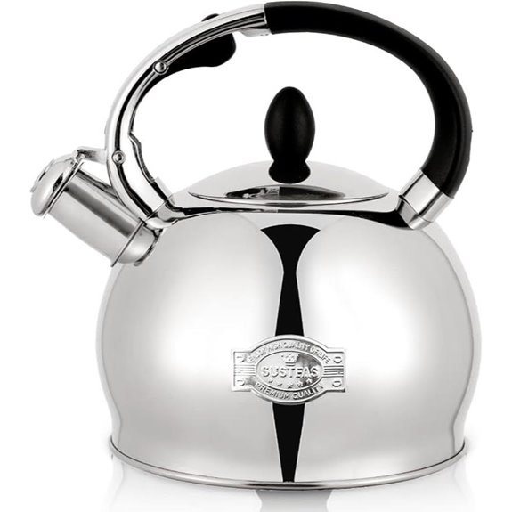 SUSTEAS Stove Top Whistling Tea Kettle (2.64 Qt)