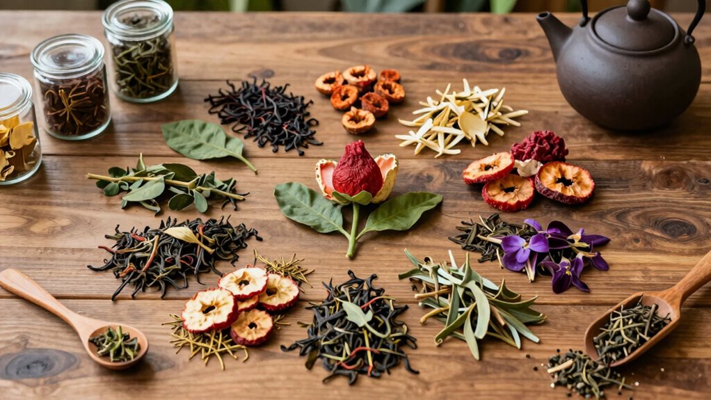 complementary tea flavor blending