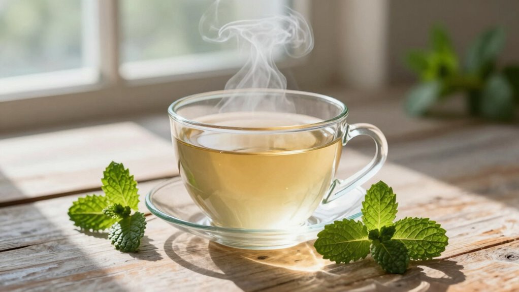 peppermint tea for stress relief