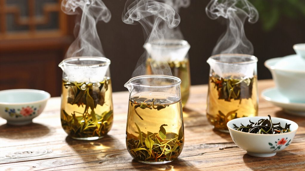 repeated tea steeping process