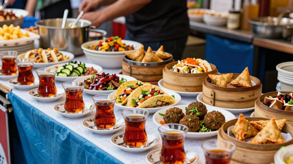 tea and street food pairings