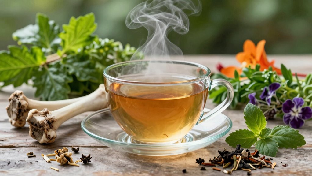 tea enhances bone health
