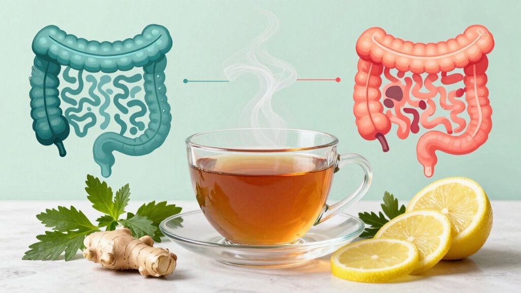 tea promotes gut health